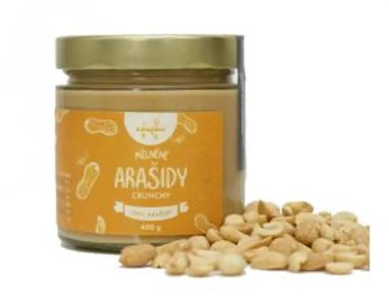 Navařeno Ořechové máslo arašídové s kousky crunchy 380 g